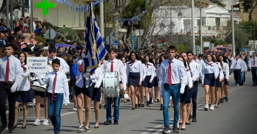 Στο Δήμο Διονύσου εορτάστηκε με λαμπρότητα η Επέτειος της Εθνικής μας Παλιγγενεσίας