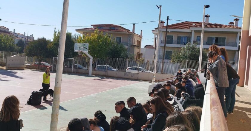 Ομιλία Φιλοζωικού περιεχομένου στο Γυμνάσιο Κρυονερίου